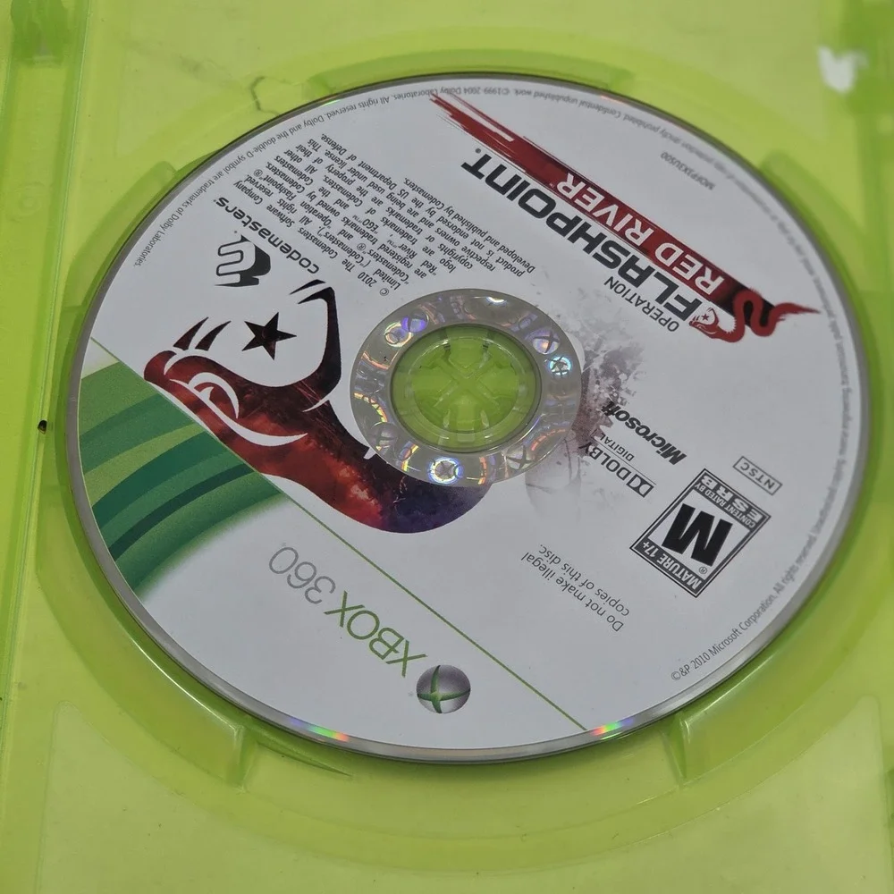 Operation Flashpoint Red River Microsoft Xbox 360 Game Disc Only